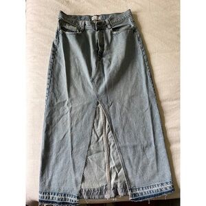 Zara denim skirt